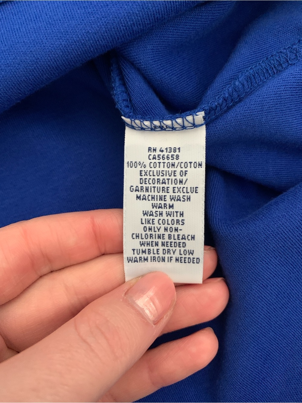 Polo Ralph Lauren Blue Long Sleeve Polo Size L - Picture 6 of 6